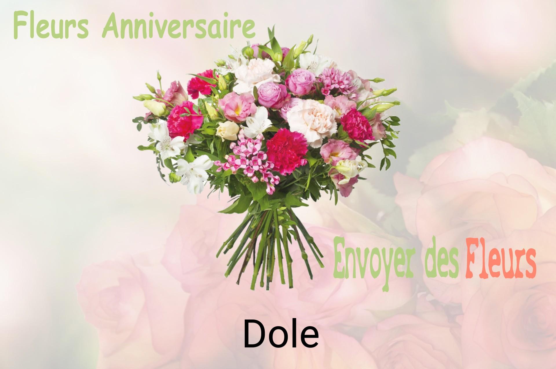 Bouquet de fleurs d’anniversaire livré à Dole